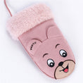 Load image into Gallery viewer, Faux Suede Bear Mittens
