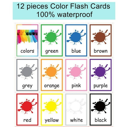 Baby Montessori Toys Emotion Weather Learning Card Cartoon English