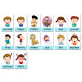 Load image into Gallery viewer, Baby Montessori Toys Emotion Weather Learning Card Cartoon English
