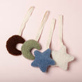 Load image into Gallery viewer, Baby Pacifier Clip Sherpa Star Moon Infant Newborn Pacifier Chain
