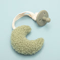 Load image into Gallery viewer, Baby Pacifier Clip Sherpa Star Moon Infant Newborn Pacifier Chain
