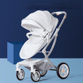 Load image into Gallery viewer, Baby Stroller 2in1/3 In 1,luxury Baby Carriage With Car Seat,eggshell
