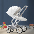 Load image into Gallery viewer, Baby Stroller 2in1/3 In 1,luxury Baby Carriage With Car Seat,eggshell
