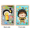 Load image into Gallery viewer, Baby Wooden Montessori Puzzle Child Game Wooden Puzzle 3d Cartoon
