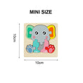 Load image into Gallery viewer, Baby Wooden Montessori Puzzle Child Game Wooden Puzzle 3d Cartoon
