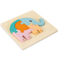 Load image into Gallery viewer, Baby Wooden Montessori Puzzle Child Game Wooden Puzzle 3d Cartoon
