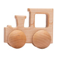 Load image into Gallery viewer, Baby Wooden Toys Beech Wood Car Blocks Cartoon Van Educational
