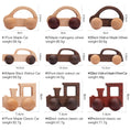 Load image into Gallery viewer, Baby Wooden Toys Beech Wood Car Blocks Cartoon Van Educational
