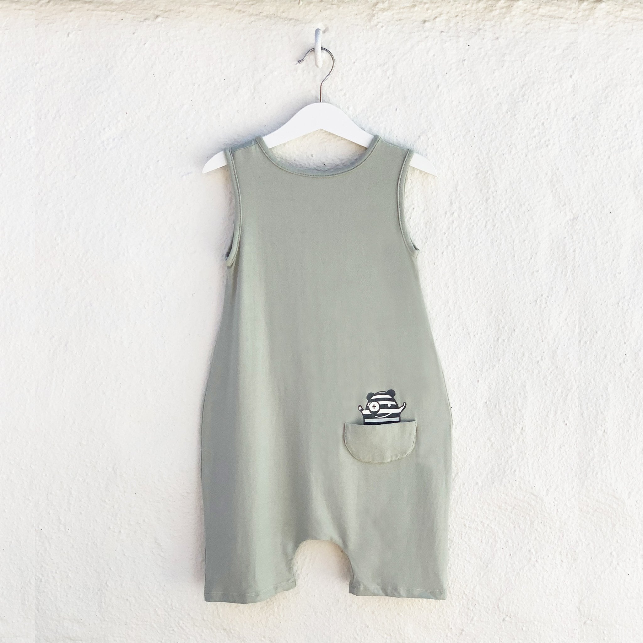 Tank Romper - Desert Sage