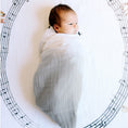 Load image into Gallery viewer, Grey Stone - Organic Swaddle Blanket
