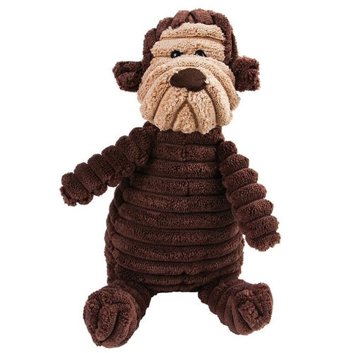 Corduroy Pet Dog Toys Bite Resistant Puppy Chew