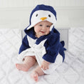 Load image into Gallery viewer, Cotton Baby Robe Bath Towel Cartoon Hoodies Infant Girls Boys
