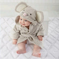 Load image into Gallery viewer, Cotton Baby Robe Bath Towel Cartoon Hoodies Infant Girls Boys
