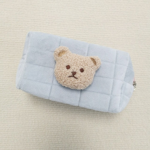 Cute Bear Baby Toiletry Bag Make Up Cosmetic Bags Portable Diaper