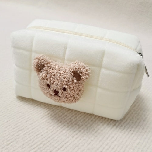 Cute Bear Baby Toiletry Bag Make Up Cosmetic Bags Portable Diaper