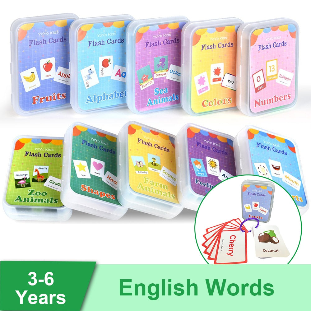 Kids Educational Toys Learning | Words Education Cards | Learning