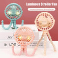 Load image into Gallery viewer, Fan For Cart Stroller Fan Portable Outdoor Fan Clip On For Baby 600mah
