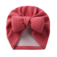 Load image into Gallery viewer, Boutique Faux Cashmere Baby Hat Warm Autumn Winter Beanies Solid Bow
