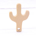 Load image into Gallery viewer, 1pcs Baby Animal Natural Beech Teething Wooden Teether Rodent Flowers
