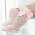 Load image into Gallery viewer, lawadka 0-24M Baby Girl Socks Toddler Big Bow Cotton Summer Mesh
