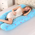 Load image into Gallery viewer, Bubble Kiss U-Shape Large Pregnancy Pillows Cotton Sleep Support
