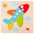 Load image into Gallery viewer, Baby Wooden 3D Puzzles Tangram Shapes Learning Educational Cartoon
