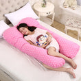 Load image into Gallery viewer, Bubble Kiss U-Shape Large Pregnancy Pillows Cotton Sleep Support
