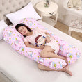 Load image into Gallery viewer, Bubble Kiss U-Shape Large Pregnancy Pillows Cotton Sleep Support
