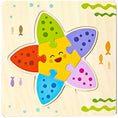 Load image into Gallery viewer, Baby Wooden 3D Puzzles Tangram Shapes Learning Educational Cartoon
