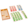 Load image into Gallery viewer, Wooden Numbers Card 1-9000 Montessori Learning Card Math Teaching Aids
