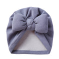 Load image into Gallery viewer, Boutique Faux Cashmere Baby Hat Warm Autumn Winter Beanies Solid Bow
