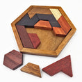 Load image into Gallery viewer, 3D Hexagonal Wooden Puzzles Educational Toys For Children Kids
