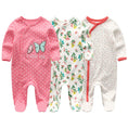 Load image into Gallery viewer, Unisex Baby Organic Cotton Snap Footed Sleep and Play Pajamas Long
