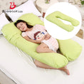 Load image into Gallery viewer, Bubble Kiss U-Shape Large Pregnancy Pillows Cotton Sleep Support
