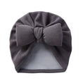 Load image into Gallery viewer, Boutique Faux Cashmere Baby Hat Warm Autumn Winter Beanies Solid Bow
