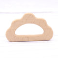 Load image into Gallery viewer, 1pcs Baby Animal Natural Beech Teething Wooden Teether Rodent Flowers
