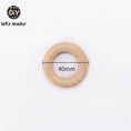 Load image into Gallery viewer, Let‘s Make 50pcs  Wooden Rings DIY Customize Logo 98/70/55/40mm Smooth
