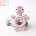 Load image into Gallery viewer, Silicone Baby Teethers Turtle 1PC Food Grade Animal Silicone Tiny Rod
