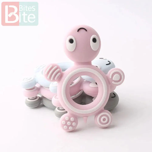 Silicone Baby Teethers Turtle 1PC Food Grade Animal Silicone Tiny Rod