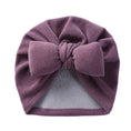 Load image into Gallery viewer, Boutique Faux Cashmere Baby Hat Warm Autumn Winter Beanies Solid Bow
