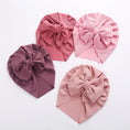 Load image into Gallery viewer, Solid Ribbed Bunny Knot Turban Hats for Baby Boys Girls Beanies
