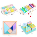 Load image into Gallery viewer, Hot Kids Montessori Wooden Toys Macaron Blocks Learning Toy Baby Music
