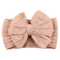 Load image into Gallery viewer, Solid Cable Bow Baby Headband for Child Nylon Layers Headwear Kids
