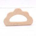 Load image into Gallery viewer, 1pcs Baby Animal Natural Beech Teething Wooden Teether Rodent Flowers
