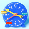 Load image into Gallery viewer, Children Montessori Clock Educational Toys Hour Minute Second
