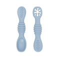 Load image into Gallery viewer, Baby Spoon Fork Set Food Grade Silicone Sticky Spoon Children Cutlery
