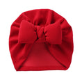 Load image into Gallery viewer, Boutique Faux Cashmere Baby Hat Warm Autumn Winter Beanies Solid Bow
