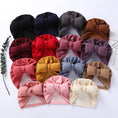 Load image into Gallery viewer, Boutique Faux Cashmere Baby Hat Warm Autumn Winter Beanies Solid Bow
