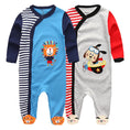 Load image into Gallery viewer, Unisex Baby Organic Cotton Snap Footed Sleep and Play Pajamas Long
