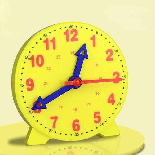 Children Montessori Clock Educational Toys Hour Minute Second